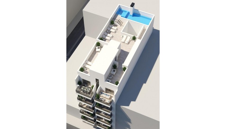 Apartment - Top Floor Apartment - New Build - Torrevieja - Playa del Cura