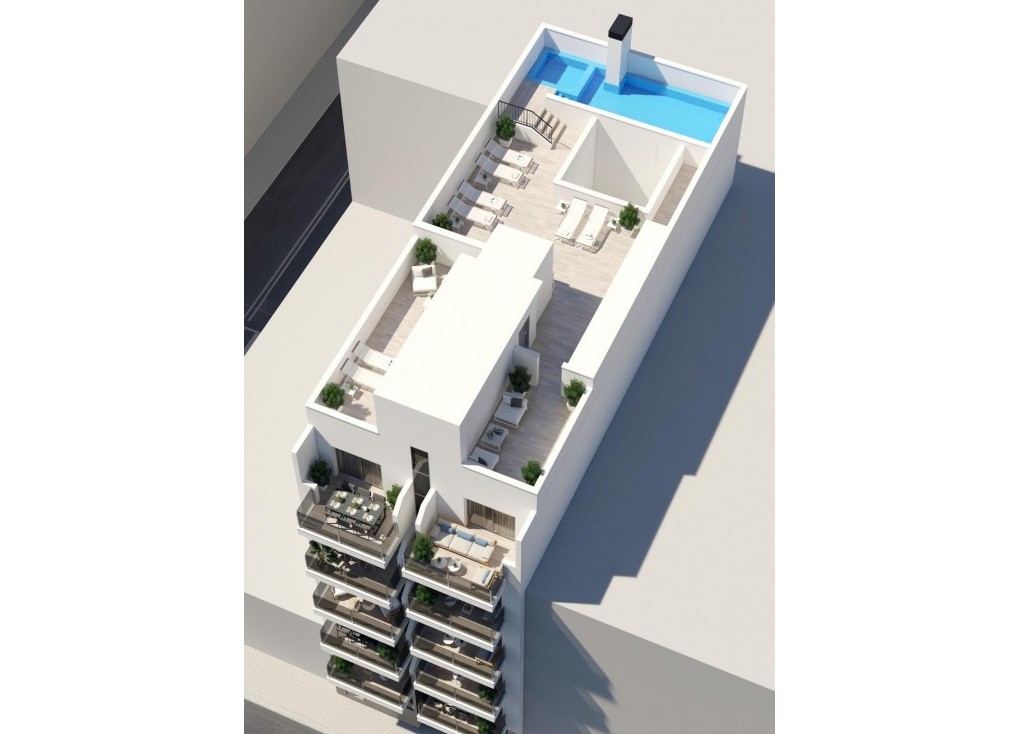 New Build - Apartment - Top Floor Apartment - Torrevieja - Playa del Cura