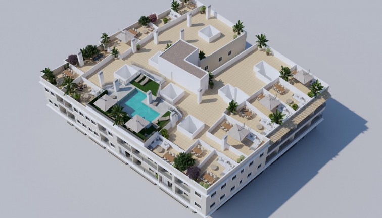 New Build - Apartment - Top Floor Apartment - Algorfa