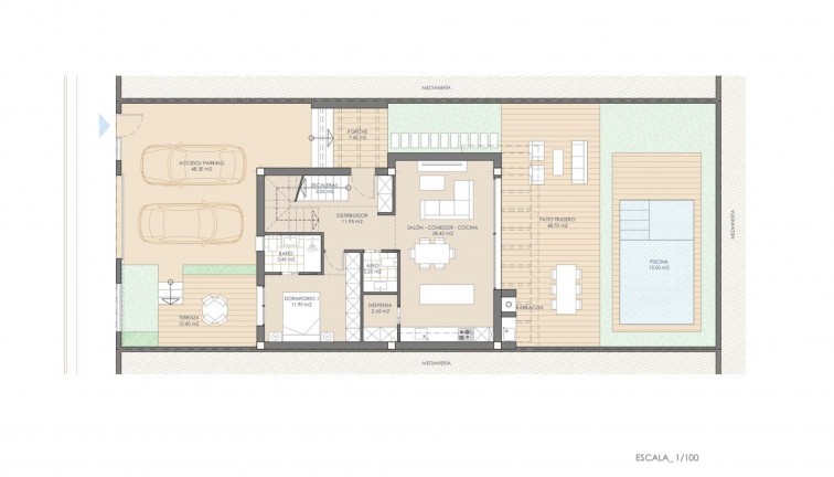 New Build - Chalet - San Juan de los Terreros - Las Mimosas