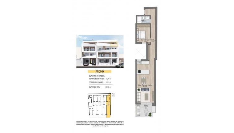 New Build - Apartment - Top Floor Apartment - Torrevieja - Playa del Cura